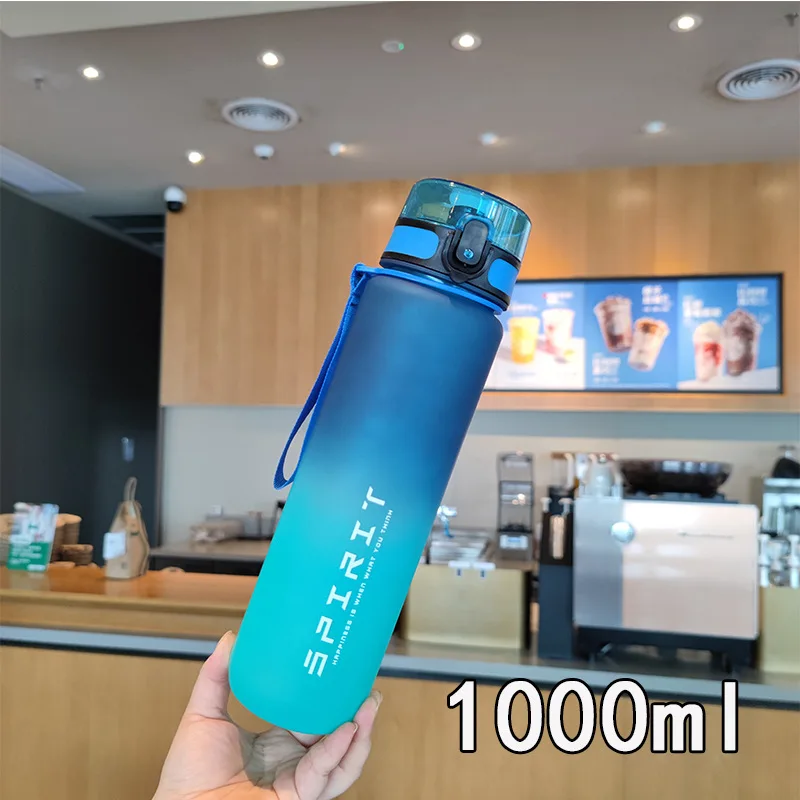 32oz Large Capacity Water Bottle Leak Proof Plastic Cups Sports Outdoor Travel Portable Drinkware Men′s Women′s Water Bottle