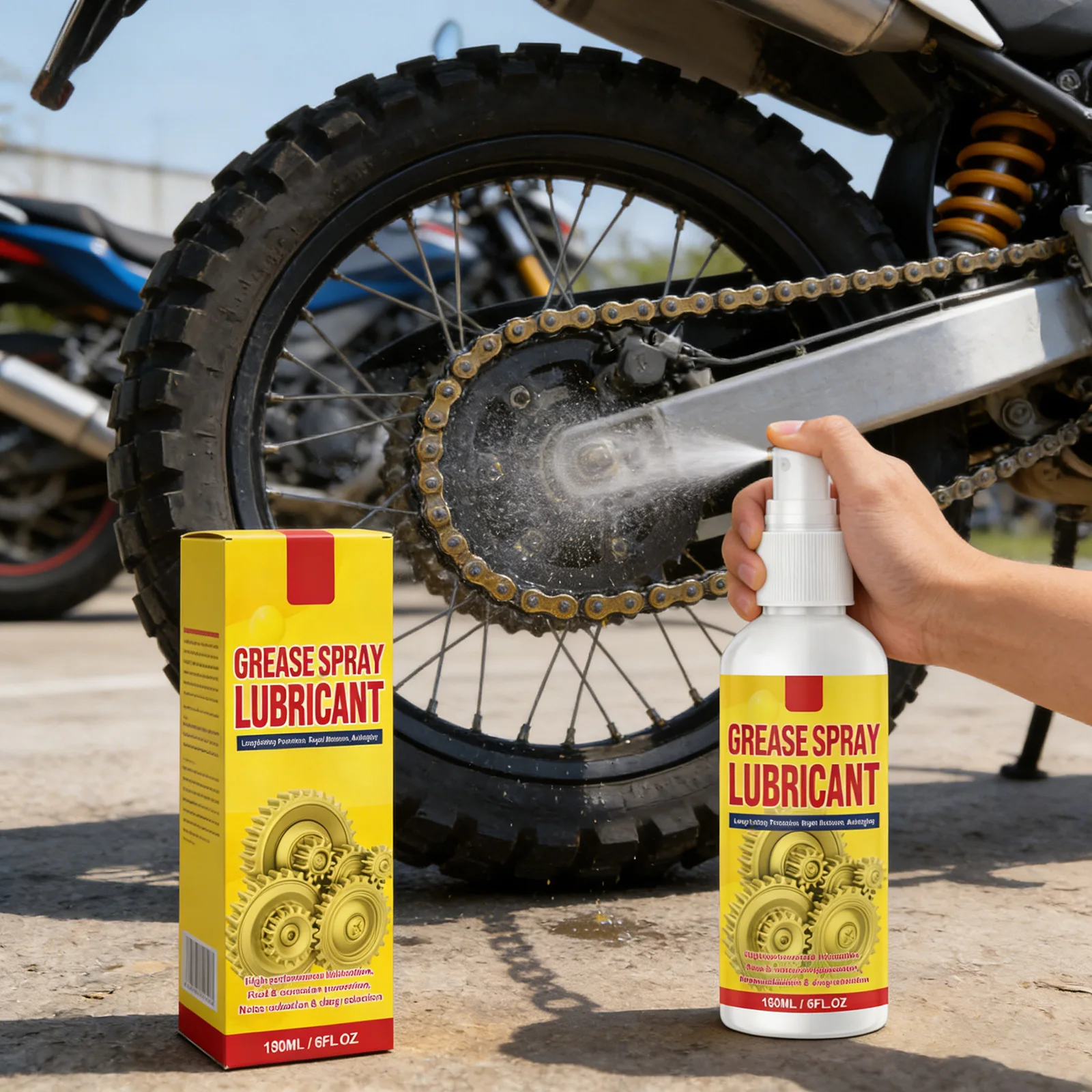 

Multi-Purpose Rust Remover &Lubricant Spray Heavy Duty Brake Chain Degreaser Friction-Reducing Formula with Corrosion Protection
