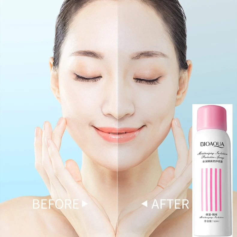 رذاذ واقي عزل مرطب، رذاذ عالمي للوجه والجسم غير مكياج، رذاذ واقي من الشمس مضاد للأشعة فوق البنفسجية للعناية بالبشرة #2