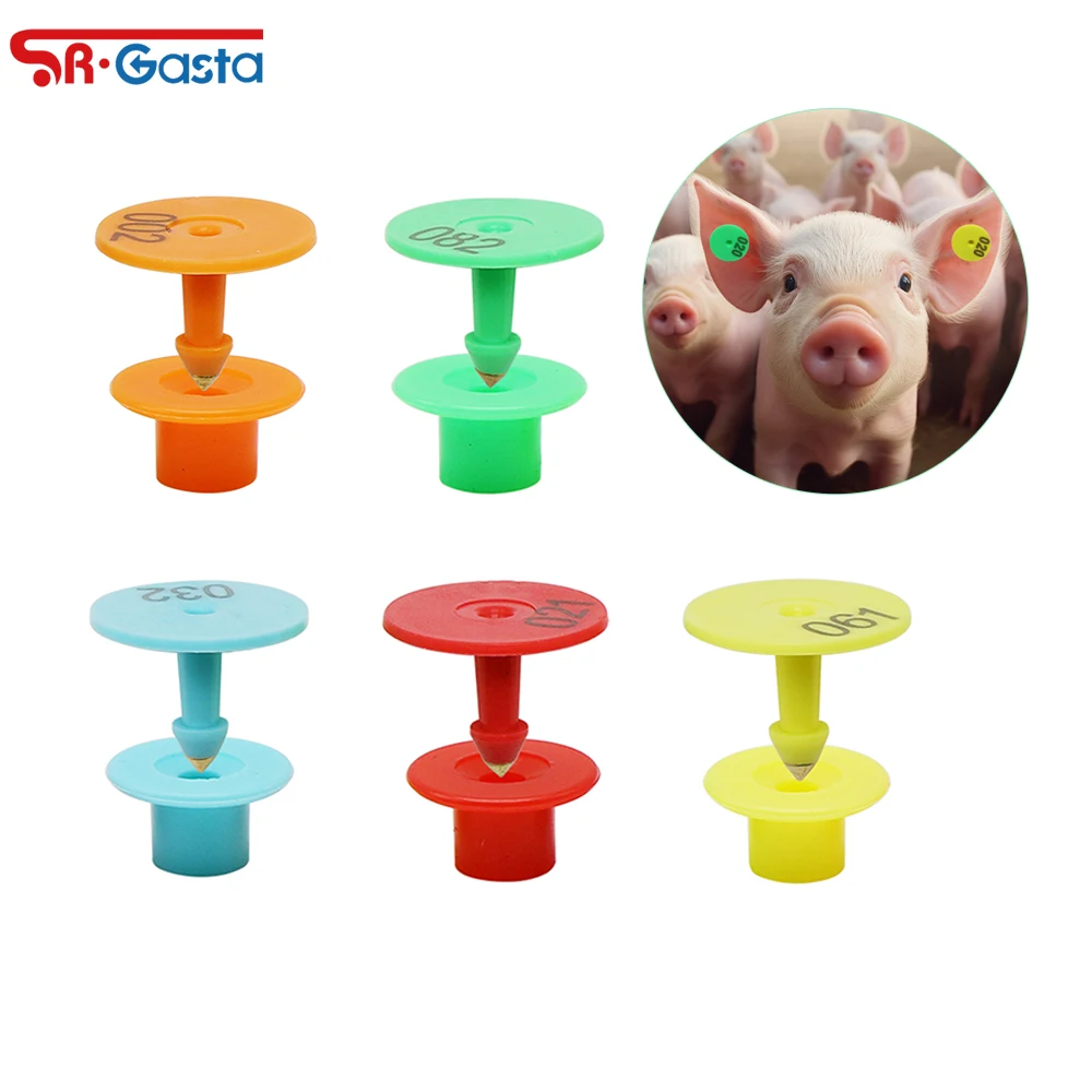 

Свинья, овца, кролик, ушные бирки, знаки со словом, ухом, лазерным набором, медная голова, этикетка для домашнего скота, идентификационная карта сельскохозяйственных животных, 100 шт.