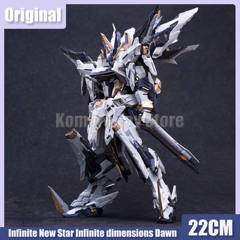 

22cm Snaa Guochuang Model Infinite Dimensions Anime Figure Pmd Aurora Mecha Joint Action Figurine Alloy Assembly Model Toys Gift