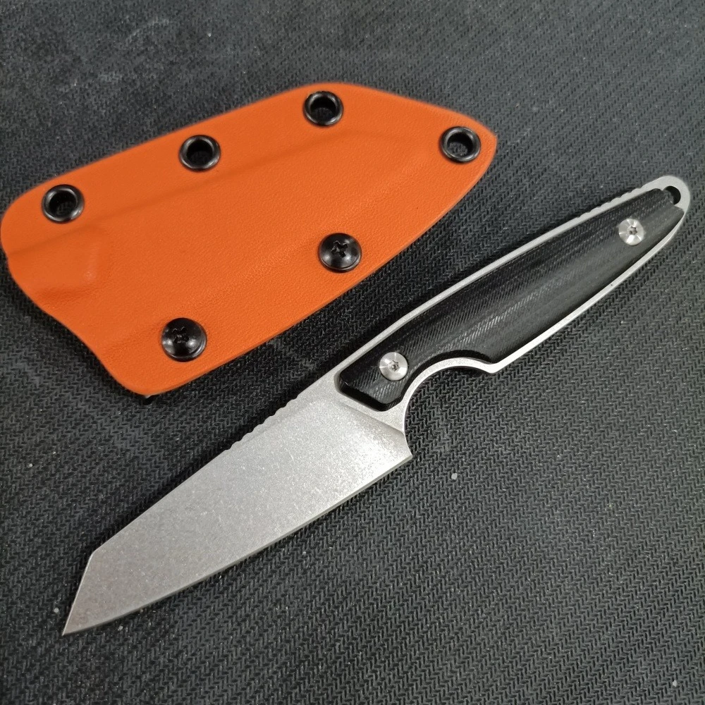 

High-hardness Portable Durable Outdoor Tactical Fixed Blade Knife Multi-functional Cutting Knife Rescue Hunting Camping EDC Tool