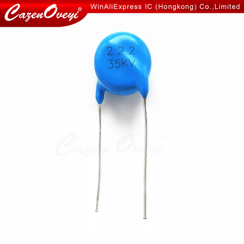 5pcs/lot High voltage ceramic chip ceramic capacitor 35KV222 35KV 222 2200P In Stock