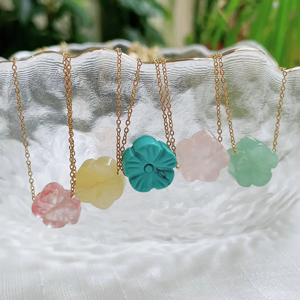 Natural Crystal Jewellery: Why This Opal and Green Quartz Floral Pendant Changed My Daily Style
