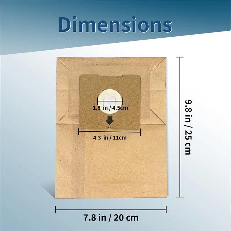 WHYY-15 عبوة من أكياس المكنسة الكهربائية المتوافقة مع مكنسة Bissell Zing 4122، 2154، 1668، جزء كيس الغبار البديل