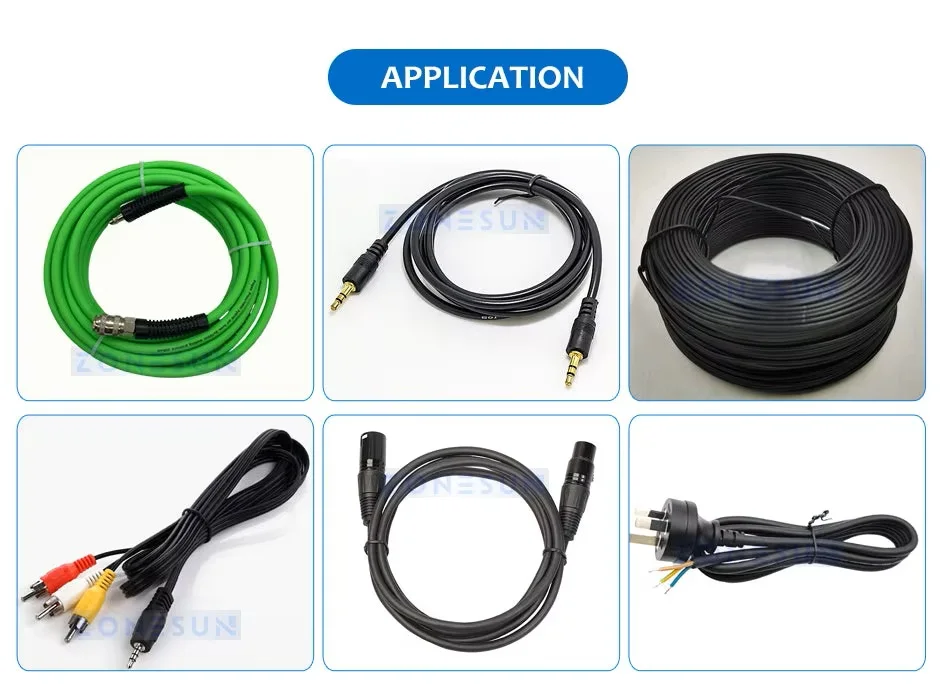 ZONESUN ZS-WTKZ3 Electric Twist Tie Machine 0.6s/pc Automatic Wire Bundler Strapping Packaging Machine for Bread Bag Power Cord