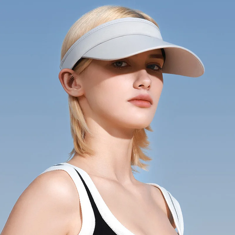 Summer Sun Hats Empty Top Sun Hat for Women Adjustable UV Protection Visor Cap Sport Tennis Golf Running Sunscreen Baseball Cap