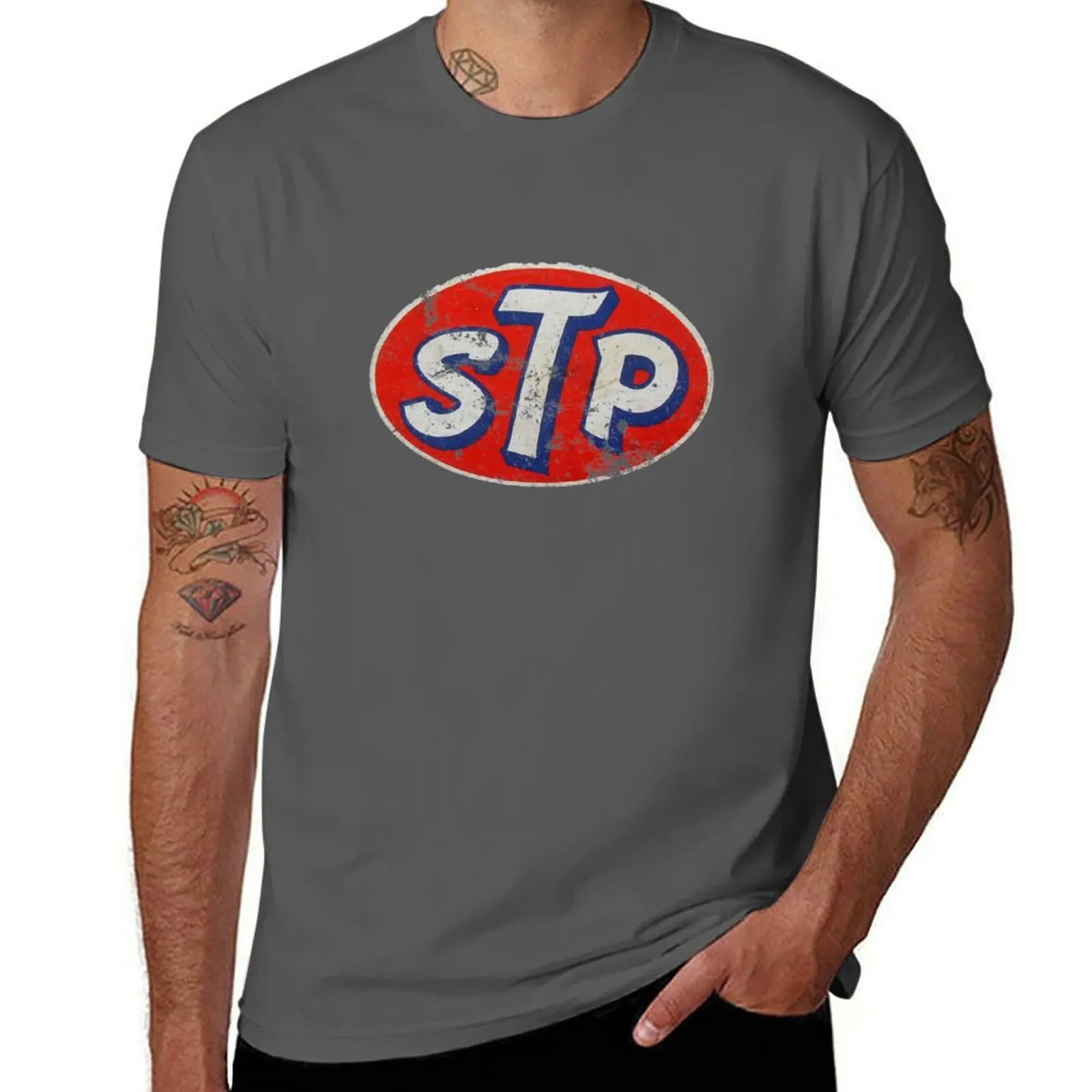 

STP T-Shirt cotton graphic tees shirts graphic tees mens t shirts top quality