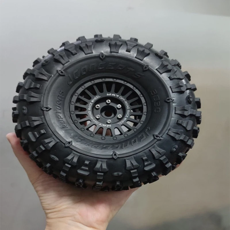 RC Car 4pcs 1.9inch 2.2Inch Jconcepts Rubber Tyre Wheel Tires For 1/10 Rc Crawler Wraith Trax Rr10 Scx10 Wrangler Wheel