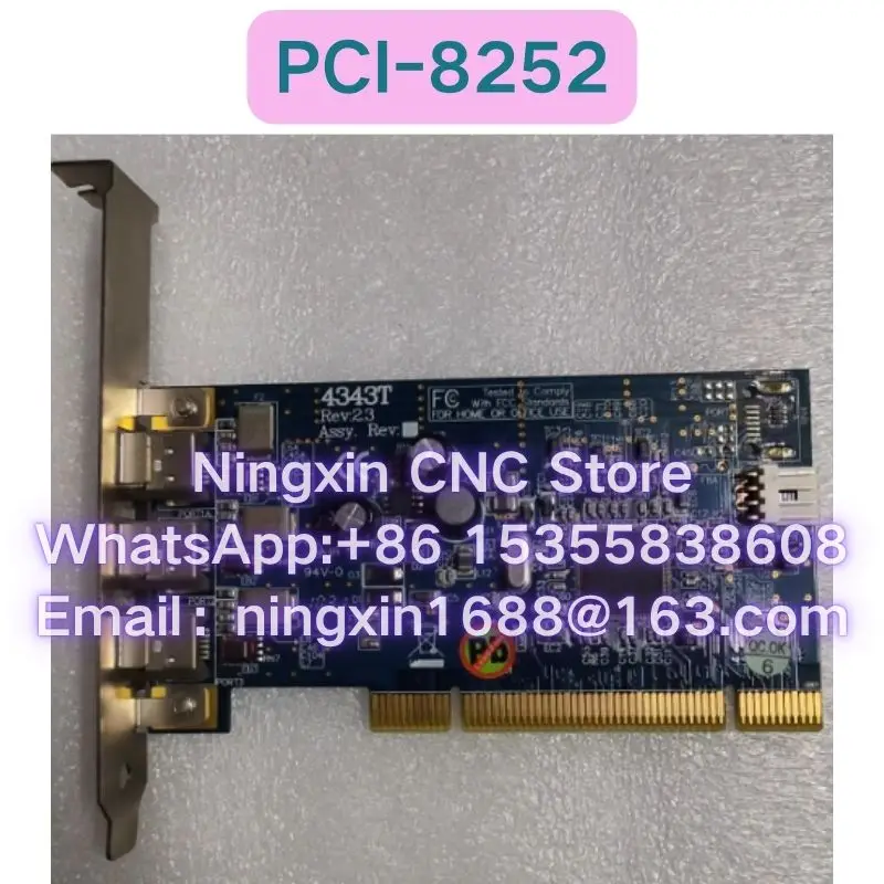 Second-hand PCI-8252 3-Port 1394 Communication Data Acquisition Card Functional test OK Fast delivery