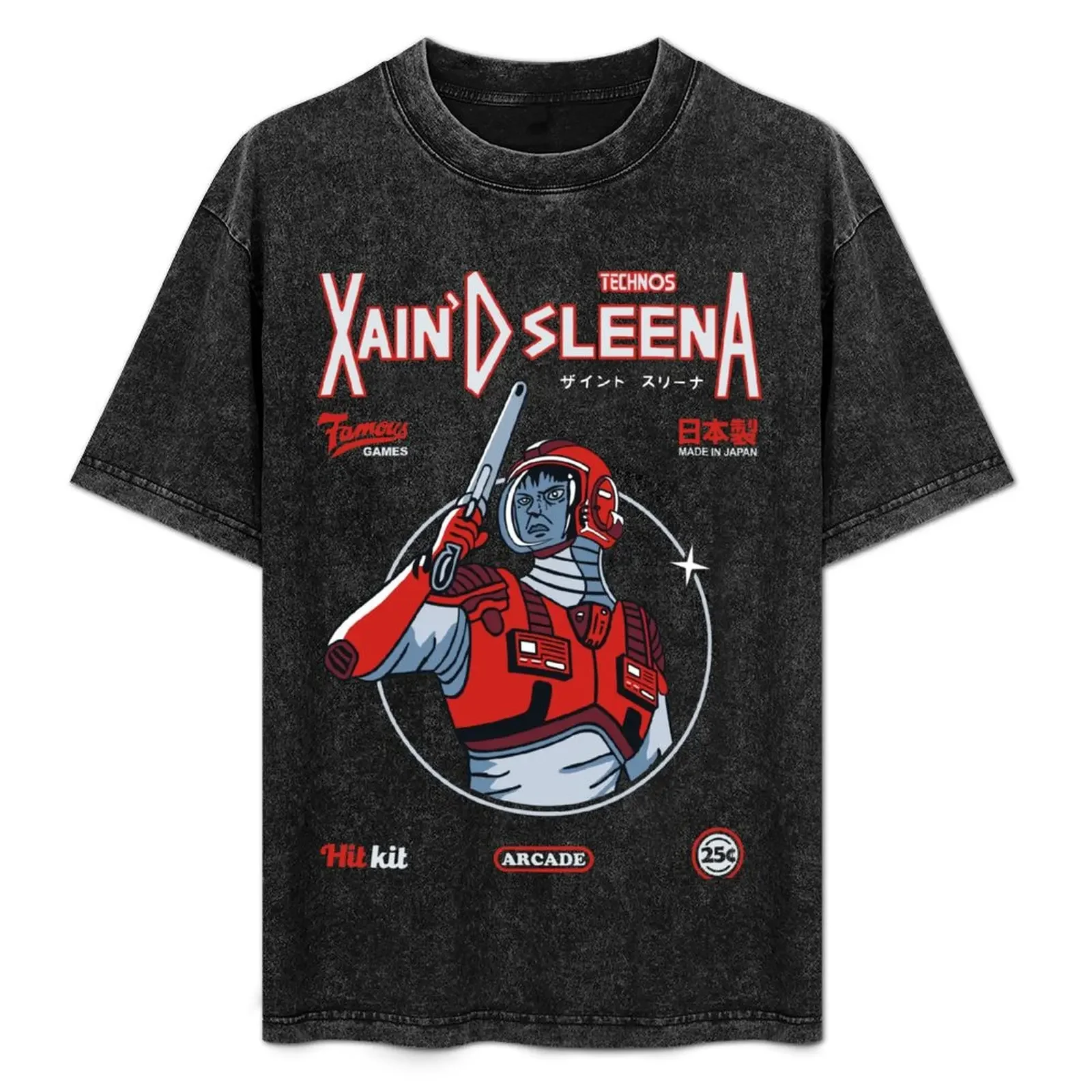 

Xain'D Sleena Retro Arcade Vintage Gaming T-Shirt t shirts for man pack cotton printed t shirts for man T-Shirt