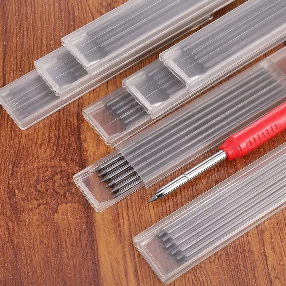 18 Pcs Replacement Refill Marker Storage Red Pencil Erasable Pens Construction Pencils Lead Carpenter