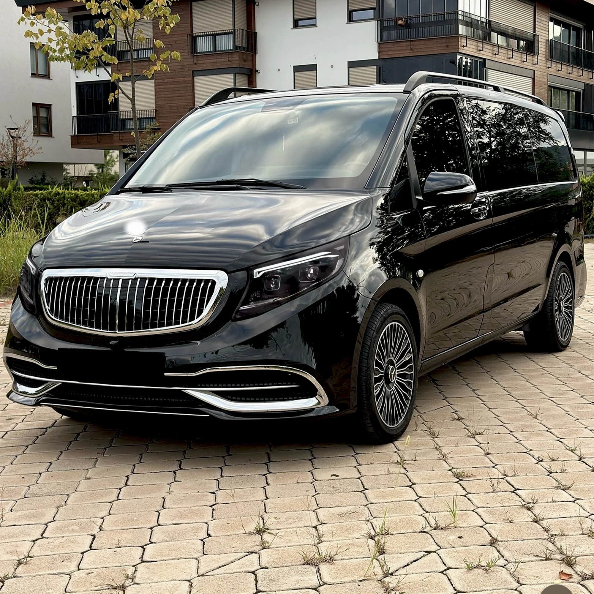 ZAIQU ดัดแปลงรถ LED ไฟหน้าไฟหน้าสําหรับ Mercedes Benz Vito W447 V250 2015