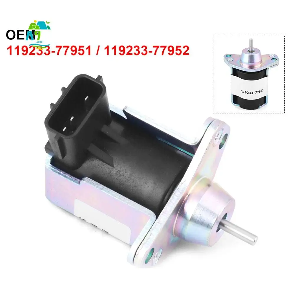 

A09E-12V 119233-77951 Stop Solenoid Valve For Yanmar B30 & VIO20 Engine 119233-77952 119285-77951