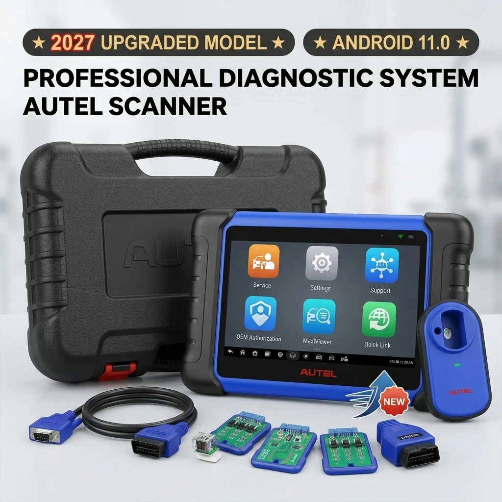 

Autel IM508S: 2027 Key Programming & Diagnostic Tool, Bidirectional, 40+ Resets, Android 11, 4/64G, FCA AutoAuth, Fast