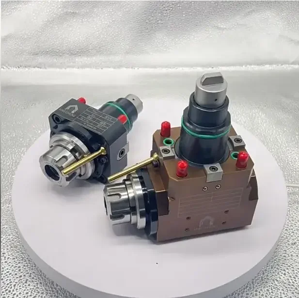 1PC BMT 0°/90° Speed-increasing power tool holder BMT40 45 55 ER16 CNC Lathe Tool Holder 12 workstations