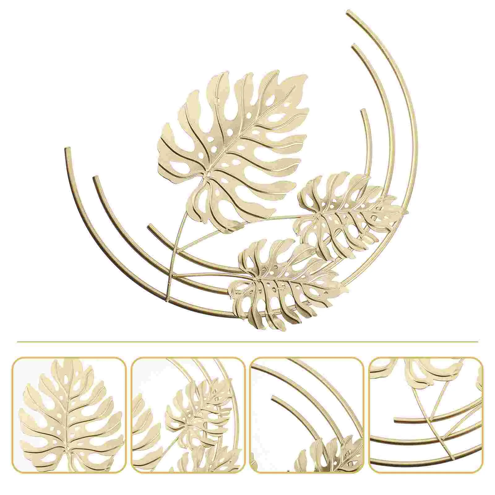 

Leaf Wall Hanging Ornament Bedroom Metal Adornment Decorations Decorative Iron Goldendoodle