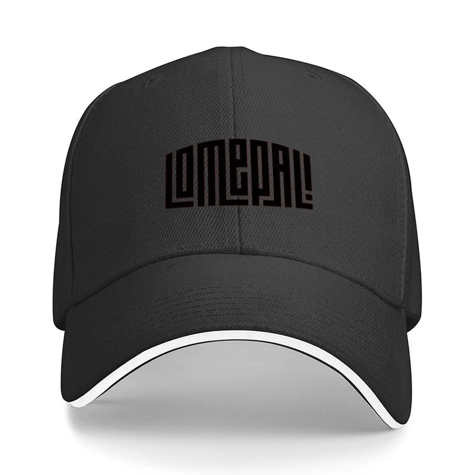 

Lomepal black writing Baseball Cap Golf Wear Golf sun hat Male hat For Women 2025 Men's