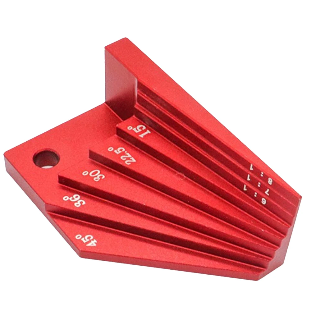 Bevel Block Gauge Aluminum Alloy Measuring Block Angle Finder For Protracto Woodworking Tools