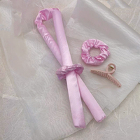 4-Piece Set Of Girls Curly Hair Sticks 1 Piece+2 Hair Rings+1 Clip For Daily Use