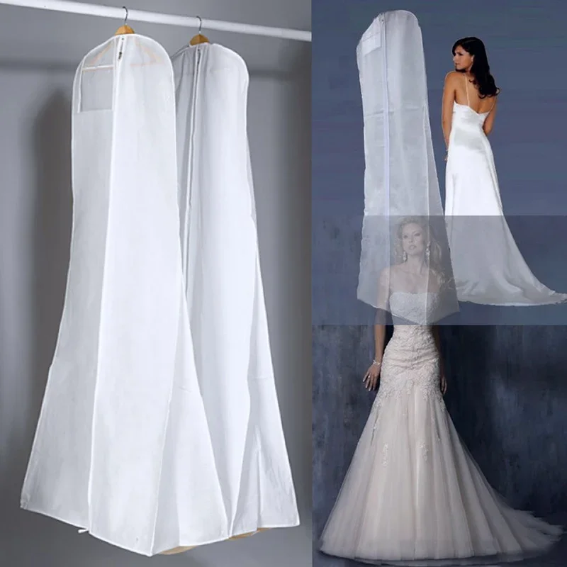 Extra Large Garment Bridal Gown Long Clothes Protector Case Wedding Dress Cover Dustproof Covers Storage Bag