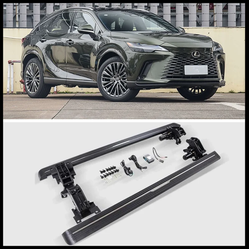 

For LEXUS RX300 RX350 RX500H 2023-2025 Electric Automatic Running Board Side Step Motor Power Switch High Quality Aluminum Bar