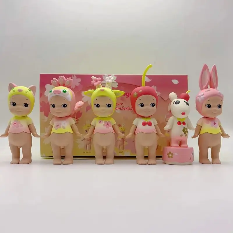 2025 réplica sonny anjo mini primavera flor de cerejeira coelho surpresa caixa cega maré brinquedo cura boneca presente da sorte