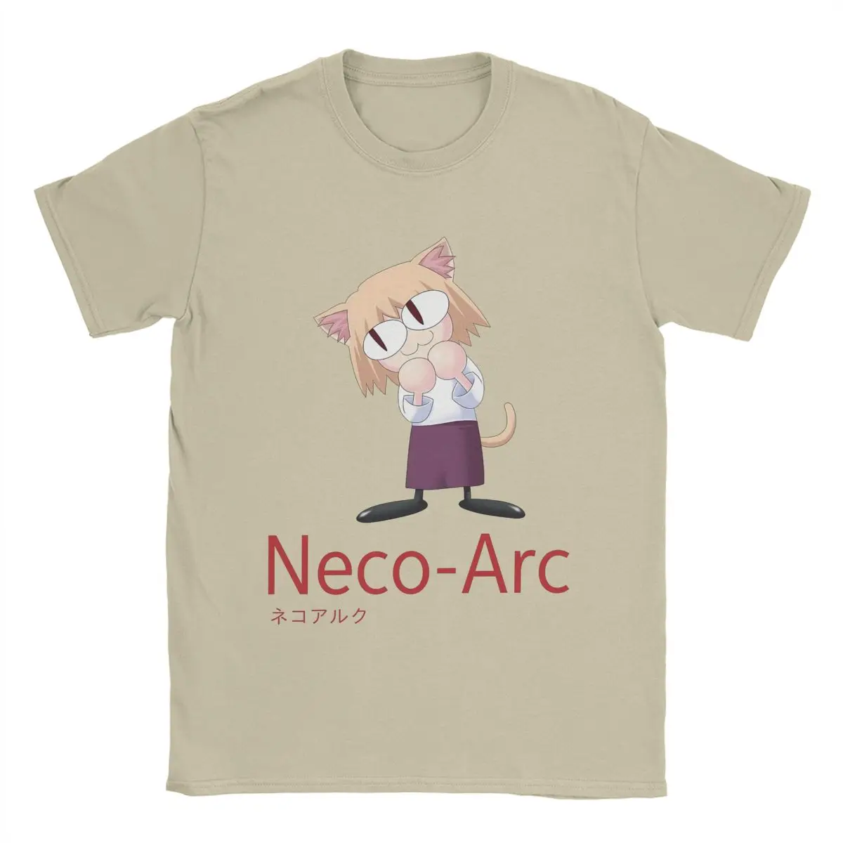 Neco Arc T Shirt Men's Pure Cotton Vintage T-Shirt O Neck Tee Shirt Short Sleeve Clothing Graphic Printed