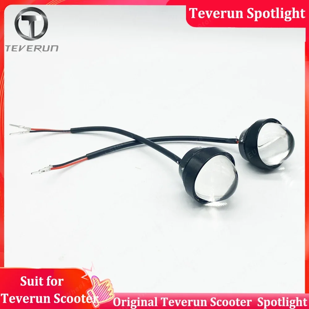 Original Teverun Fighter Supre me Spotlight Front Rear Spotlight Spare Part Suit for Official Teverun Fighter Supre me Part