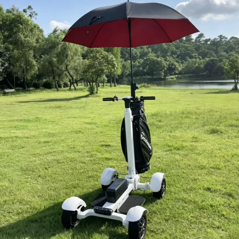10 Zoll Faltbarer Golf-Cart Elektroroller 4-Rad Mobilitäts-Elektroroller 2000W 48V Leistungsstarker Erwachsenen-Mobilitätsroller mit Großer Reichweite