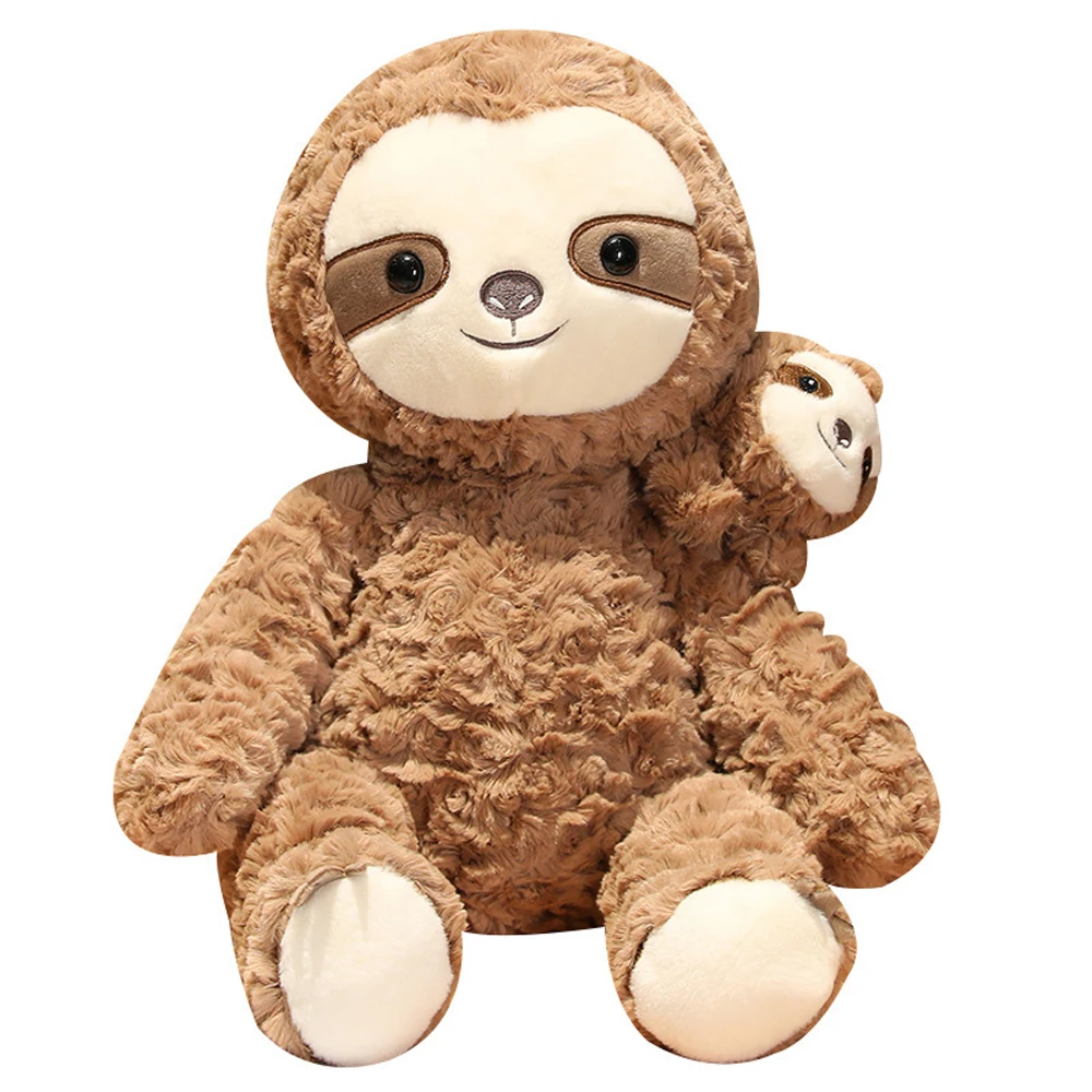

Simulate Mother Child Sloth Stuffed Plush Toy