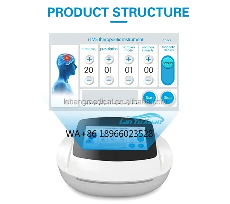 children Repetitive Transcranial Magnetic Stimulator rTMS English Machine Stroke Depression Parkinson Alzheimer autistic