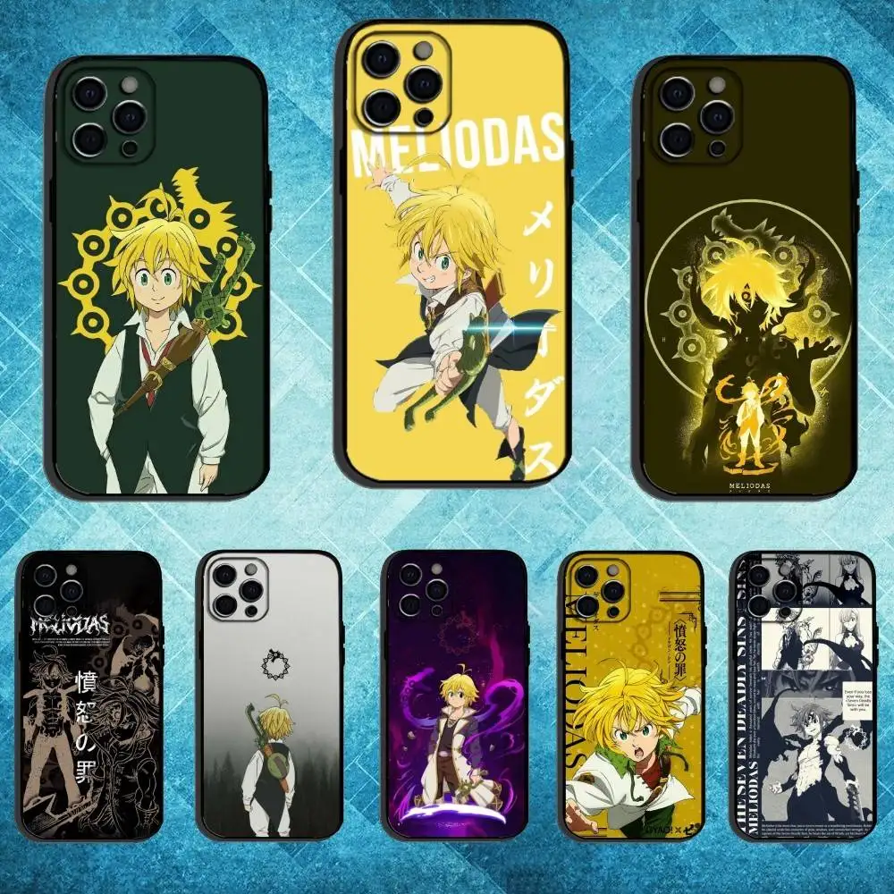 

S-Seven D-Deadly Sins SDS Phone Case For iPhone17,16,15,14,13,12,11 Plus,Pro Max Soft Black Cover