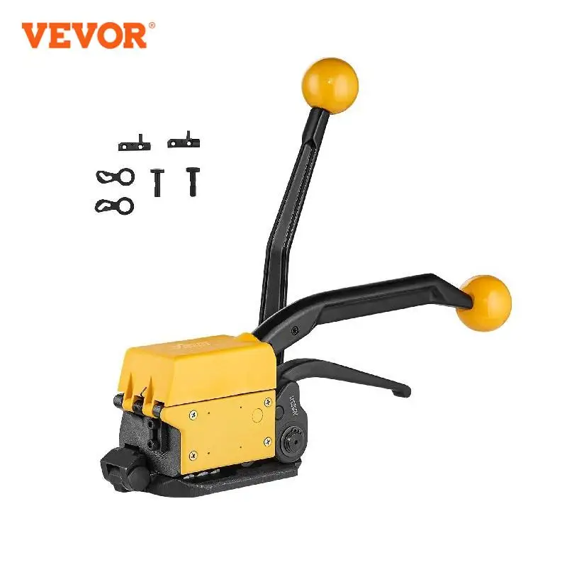 

VEVOR A333 Manual Sealless Steel Strapping Machine Belt Packaging Banding Bander Packing Machinery for 1/2"-3/4" Steel Strip