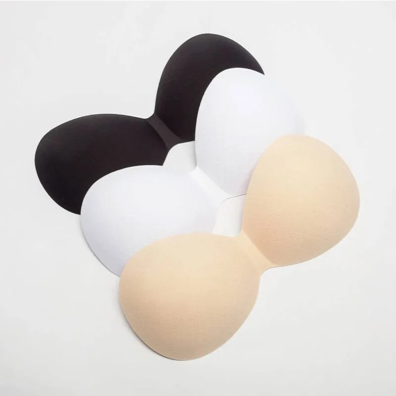 Breathable Sponge Chest Cups Pads Removable Clothes Accessories Breast Insert Bra Pads Enhancer Chest Push Up Breast Pads