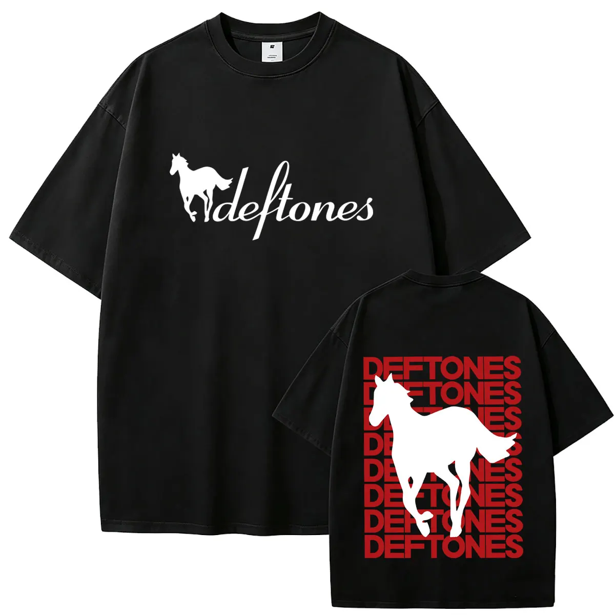 

Hot Sale Rock Band Deftones White Pony Graphic T-shirt Men Women Gothic Punk Oversized Streetwear Unisex Soft Cotton T Shirts