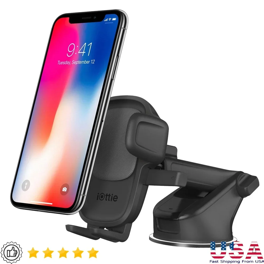 

Универсальный автомобильный держатель для приборной панели, лобовое стекло, автомобильное крепление, держатель для телефона, легкий механизм с блокировкой одним касанием, телескопическая рука, магнитный шнур