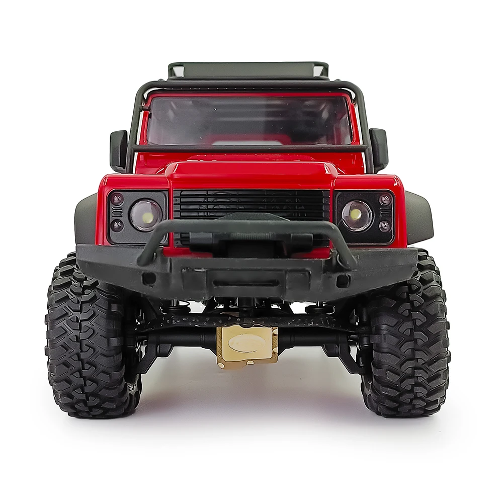 MIBIDAO Heavy Duty rivestimento nero ottone anteriore posteriore assale Diff Cover per TRX4-M Bronco Defender 1/18 RC Crawler Car Upgrade Parts