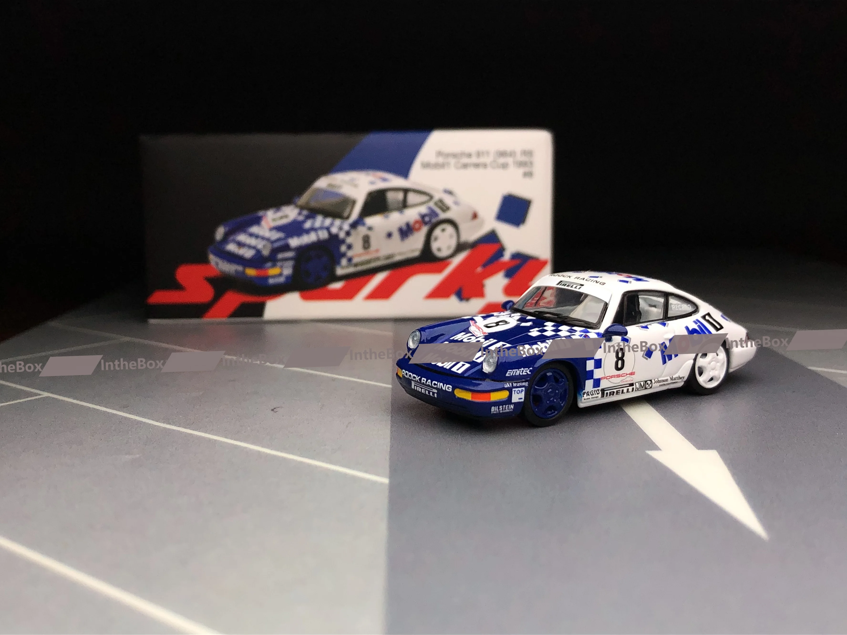 

Sparky 1:64 911 964 RS 1993 #8 Diecast Model Car Collection Limited Edition Hobby Toys