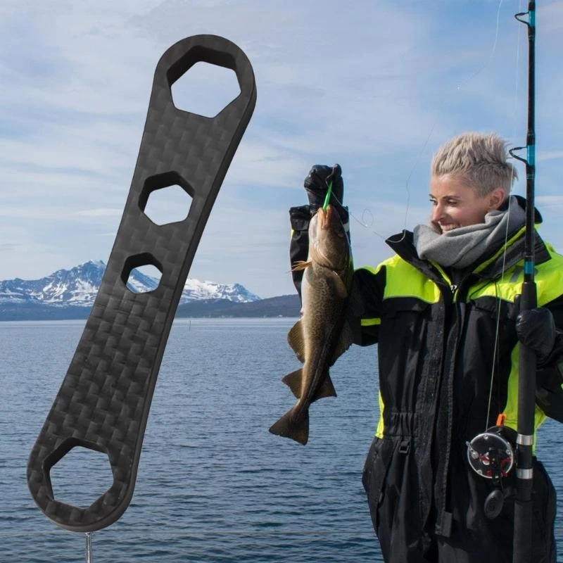 

Ergonomic Fishing Reel Wrenches Handle Knob Caps Open Fishing Reel Accessory for Quick Repairs and Adjustments