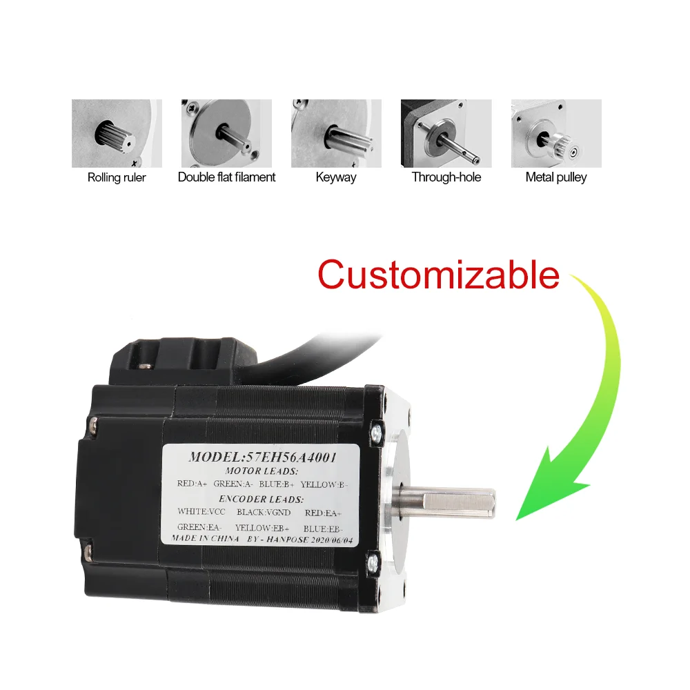 Hybrid Step-servo motor 4.0A 57EH56 57EH76A4001  NEMA23 Closed Loop Servo Driver CL57 57EH83 motor CNC Controller Kit