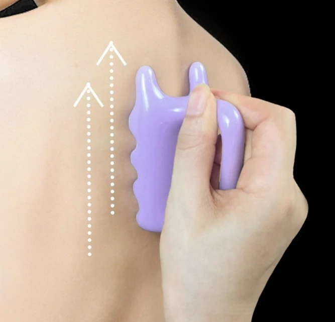 Handheld Face and Body Massager, Neck Shoulder Back Resin Massager, Guasha Tool, Relief Relax Body Massager - Mother's Day Gift