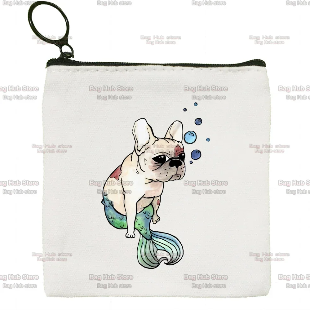 فرانسيس تشريح البلدغ الفرنسي Kawaii الحيوان المرأة الجديدة محفظة صغيرة للعملة حامل البطاقة الأصلية محافظ صغيرة تغيير حقيبة المال