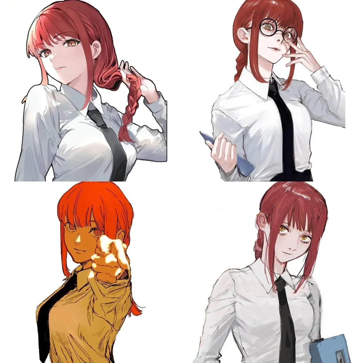 

Anime Peek Makima Car Sticker Occlusion Scratch Vinyl Decal Car Accessories Personality Decoration