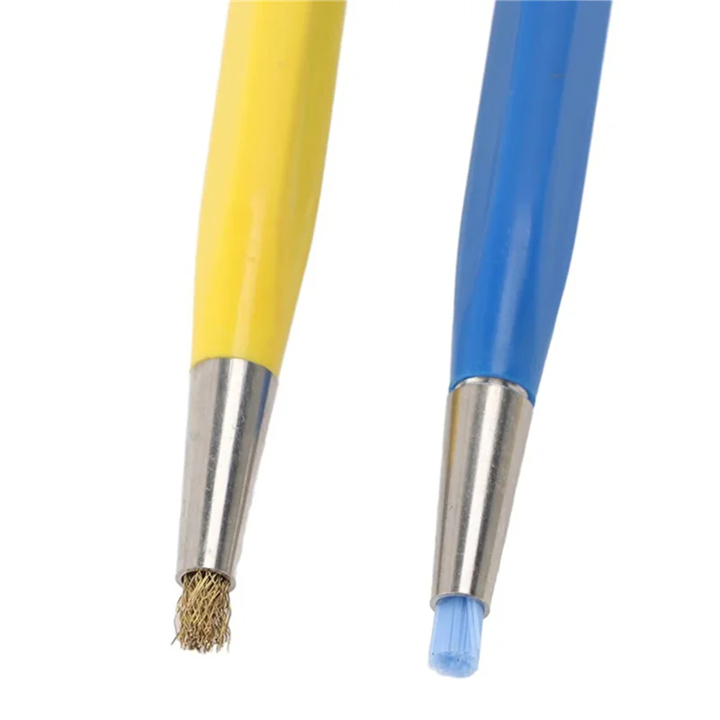 

A95I-8 шт., ручка для чистки ржавчины для часов, набор кистей для царапин, портативный набор ручек из стекловолокна, нейлона, стали, латуни для электрических плат