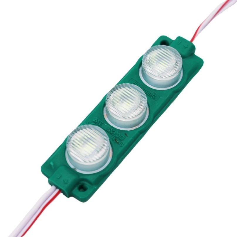 

DC12V 3W LED Module with Injection lens SMD3030 3LEDs/pc Advertisement Design Led Lighting Module High Bright Modules