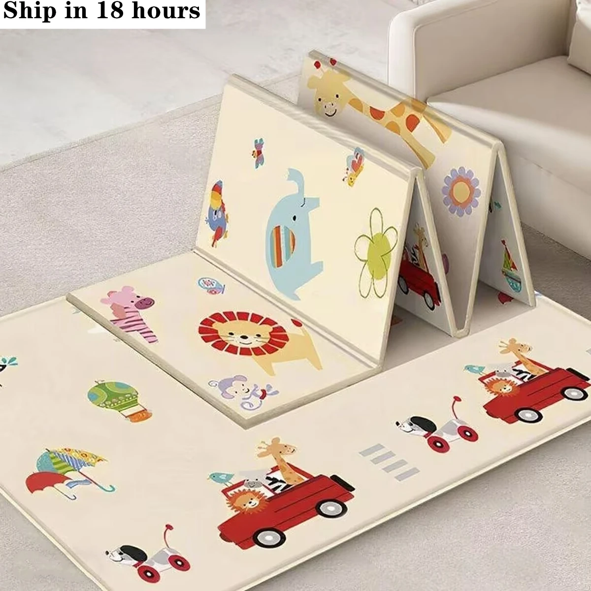 

Foldable Baby Play Mat Non-Toxic Educational Children's Carpet in The Nursery Climbing Pad Kids Rug Activitys Games Toys 180*100