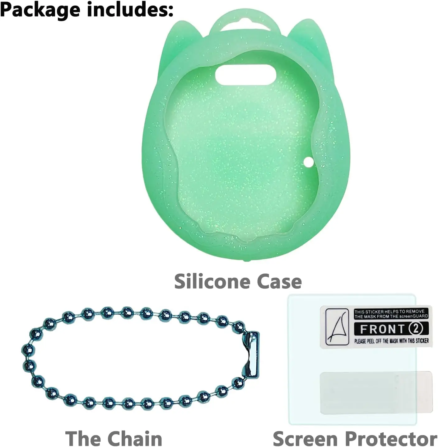 Siliconen Hoes En Schermbeschermer En Kleurketting Vervanging Voor Tamagotchi Uni