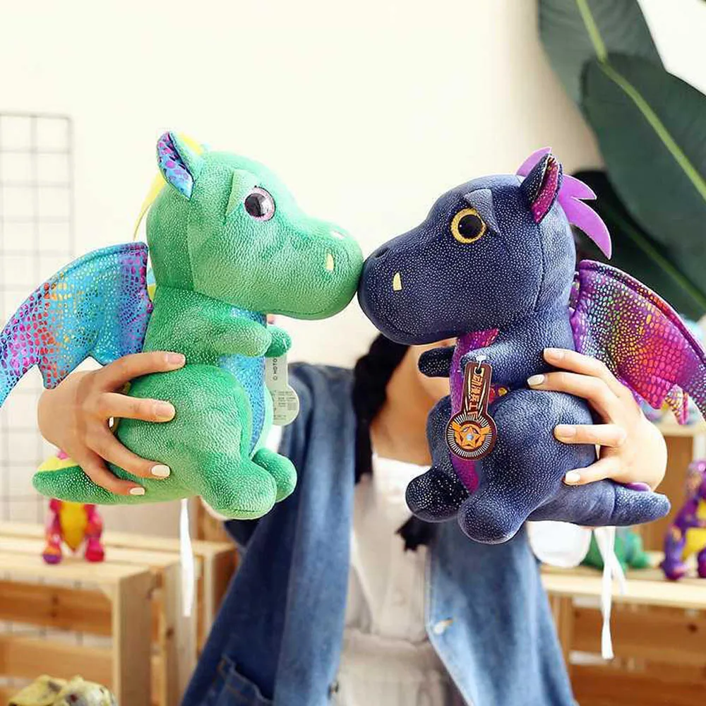 23CM Little Flying Dragon Doll Dinosaur peluche peluche Tyrannosaurus Rex Doll regali di compleanno per bambini all'ingrosso