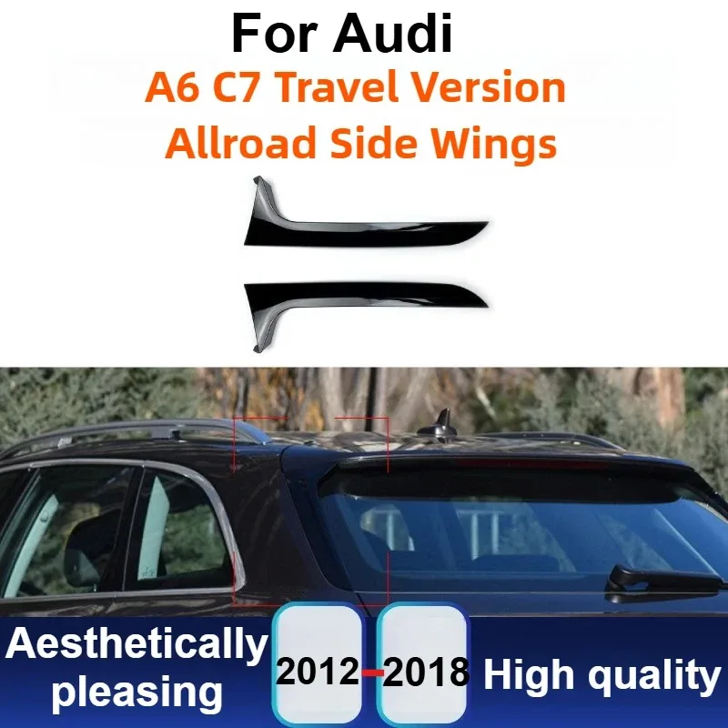 

For Audi A6 C7 Allroad Avant 2012-2018 Side Skirts & Spoilers Kit ABS Gloss Black Exterior Body Styling Modification Accessories